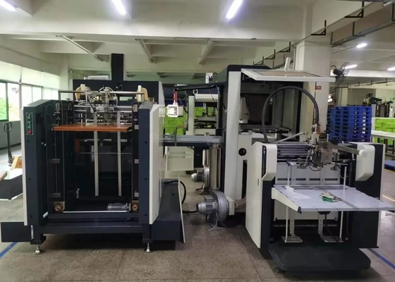 40ব্যাগ/মিনিট স্বয়ংক্রিয় ফোল্ডিং শক্ত কাগজের বক্স গ্লুইং মেশিন ফর্মিং মেশিন 380v