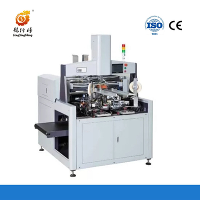 উপহার এবং চা বাক্স তৈরির জন্য LS-T430 স্বয়ংক্রিয় পেপার বক্স কর্নার পেস্টিং মেশিন