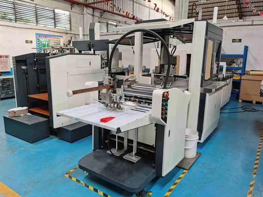 80 - 350g/m2 13KW মোটর সহ কঠোর বক্স তৈরির মেশিন